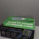 NEMA 14-50P to SS2-50R 15FT Generator Extension Cord 125/250V 50 Amp 14-50P Male Connector to SS2-50R Twist Lock Female RV Connector for RV EV Camper Generator