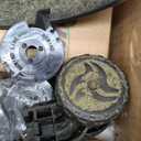 SOYUS Weed Wacker Cordless, 12 Inch String Trimmer Battery Powered with Battery and Charger, Lightweight Edger Trimmer with 8 Pcs Replace Spool Trimmer Lines