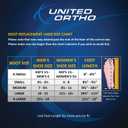 United Ortho NSL12113 Short Air Cam Walker Fracture Boot Liner (Black) Small 