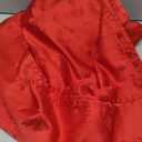 Smiry Rectangle Tablecloth 60x84 Inch, Waterproof Damask Table Cloth, Snowflake Patterns Fabric Table Covers for Parties, and Holiday Dinner, Red