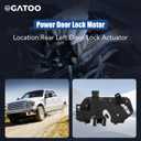 Rear Left Driver Side Door Lock Latch Actuator Fit for Ford F150 Lobo 2009 2010 2011 2012 2013 2014, Explorer 11-2019, Mustang Lincoln Mark LT 10-14, Taurus Police Interceptor 13-19, 8A5Z5426413A