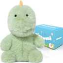 Niceween Stuffed Animal Dinosaur Plush Toy 9 inches Soft and Cuddly for Boys and Girls Gift for Kids,Green