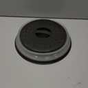 LekDrok 10 Inch Microwave Food Cover & Collapsible Silicone Mat - Splatter Guard, Plate Holder & Kitchen Colander for Meal Prep, Charcoal