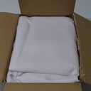 sancua White Table Cloths Rectangle, 8 Pack Tablecoths for 8 Foot Tables - Washable Polyester Fabric Table Cover for Wedding, Birthday Party, Banquet Reception, 60x120 Inch