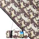 Outdoor Picnic Blanket Brown Cat&Dog 80"x80" Large Sandproof Beach Blanket Waterproof Picnic Blankets Foldable for Caming, Beach, Outdoor Activities