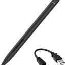 Adonit Note+, Stylus Pen for iPad, Pressure Sensitivity Digital Active Pencil with Palm Rejection, Tilt, Compatible with iPad Air 3/4, iPad mini 5/6, iPad 6/7/8/9, iPad Pro 11"/12.9" (2018-2021) (Black)
