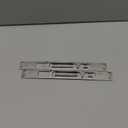 2Pcs Door Security Strike Plates - Heavy Duty Stainless Steel Long Plate for Enhanced Home Security, Easy Installation Door Lock Reinforcement