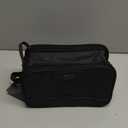 ZEEMO Travel Toiletry Bag for Men, Medium Water-Resistant Double-Sided Full-Open Dopp Kit, Versatile Organizer for Shower and Hygiene Accessories, Bathroom Essentials, Cosmetics, Black