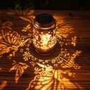 Fairy Solar Lanterns Outdoor Waterproof, Decorative Hanging Solar Lights for Garden Patio, Fairy Gifts for Women, Grandma, Yard Lawn Porch Pathway Tabletop Decor