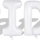 40inch Bride Balloons - Jumbo Bride to Be Balloons for Bridal Shower Bachelorette Party Decorations and Engagement Party Supplies, White