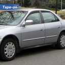 Window Visors Rain Guards for 1998 1999 2000 2001 2002 Honda Accord, Out-Channel Window Vent Wind Deflectors Visors Shades for 98-02 Accord Sedan