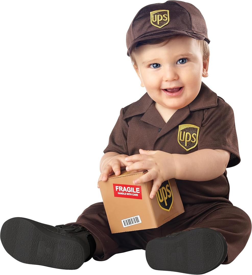 Baby Costume UPS (18/24 Months, Brown)