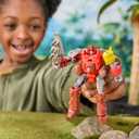 Transformers CYBERWORLD Dinobot Snarl Cyber Changers 4-Inch Action Figure, Quick Change to Dino Mode, Robot Toys for Boys and Girls 6 and Up