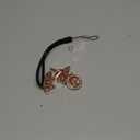 Casecond Phone Charm with Gold Metal Chain Detachable Phones Lanyard Hand Wrist Strap Adjustable Phone Finger Grip Wristlet with 3 Patches Tether Universal for iPhone 16 Pro Max 15 14 Charms Rose Gold