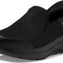 Skechers Men's Gowalk Arch Fit Slip-ins-Athletic Slip-on Casual Walking Shoes with Air-Cooled Foam Sneaker (13, Black)