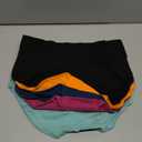 ASIMOON Tummy Control High Waisted Underwear for Women Cotton Plus Size Full Coverage Panties Ladies Briefs (Large, Multicoloured-01-5 Pack)