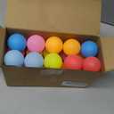 D-Xam Multi Color, Orange or White Ping Pong Balls Table Tennis Ball for Games Arts Pack of 50, 30 & More, 40mm Pong Balls Party Pets School Activities Christmas Halloween Assorted Colors