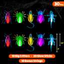 Glow Critters Easter Egg FIller & Basket Stuffer - Glow Sticks Party Favors - Glow in The Dark Party Supplies - 30 Count