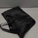 Airplane Foot Hammock, No Collapse Foot Rest for Plane Travel with Extended Adjustment Strap, Portable Desk Foot Hammock with Thickened Foam, Foot Sling Travel Essentials to Relax Your Feet (1 Pc Black)