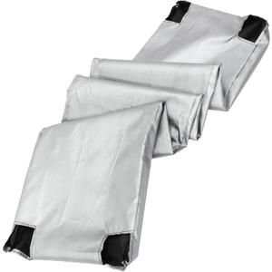 Sosoport Outdoor Firewood Rack Cover Log Rack Protector with Drawstring Durable Windproof for Winter Storage and Outdoor Use (Silver)