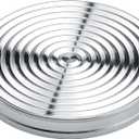 Normcore 51mm Ripple Replacement Tamper Base, 304 Stainless Steel, Fits Normcore Spring-Loaded Espresso Tamper, Creates Even Extraction Grooves