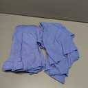 Tankaneo Womens 2 Piece Outfits Asymmetrical Tube Top Wide Leg Pants Knit Vacation Travel 2025 Matching Lounge Sets (XX-Large, Blue)