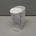 Hair Accessories Organizer with Hair Brush Holder, Rotatable Makeup Brush and Jewelry Storage Box for Hair Clips, Earrings, Necklaces, Bracelets, Rings, and Daily Accessories (White, 3-Layer)