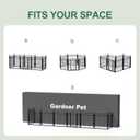 Gardner Pet Dog Playpens, 40" H 8 Panels Dog Pen Outdoor/Indoor Dog Fence Exercise Pen for Small/Medium/Large Dogs, Foldable Pet Play Yard Gate with Gravity Automatic Lock, Pet Playpen, Black