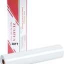 TUMIYA HTV Heat Transfer Vinyl Rolls - 12 x 30 Ft HTV Vinyl, White Iron on Vinyl DIY Design for T-Shirt (White)