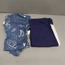 ZIGJOY Sleep Sack Swaddle 1.0 Tog Baby Wearable Blanket 100% Cotton Baby Swaddle Blanket for Newborns 6-12 Months Space&Blue