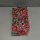 100 Pcs Fake Strawberries Fake Fruit Strawberries Lifelike Plastic Strawberries Fruit Simulation for Home Kitchen Party Decoration Photography Prop Fruit Basket Decoration