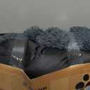 PetJett Dog Beds Large Sized Dog - 36'' Calming Round Bed, Washable Dog Bed - Anti-Slip Super Soft Donut Bed, Fluffy Faux Fur Anti-Anxiety Premium Comfort Pet Bed, Fits Dogs up to 80 lbs - Dark Grey
