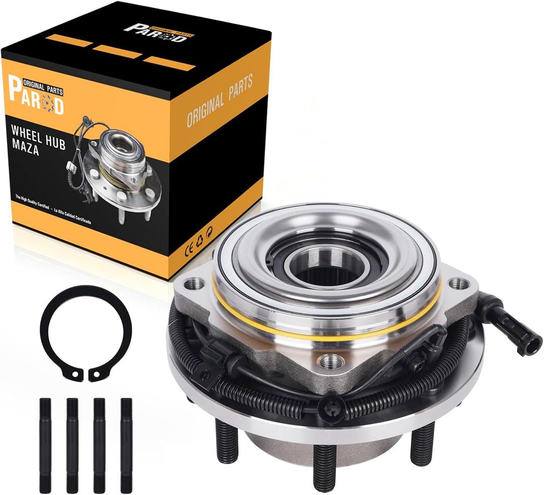515082K 4WD Front Wheel Hub Bearing Assembly Fit for 2005-2009 Ford F-250 Super Duty, 2005-2010 Ford F-350 Super Duty DRW