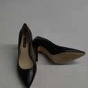 NINE WEST Women's Flax Dress Pump (7, Black Leather)