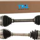 TRQ Front Driver and Passenger Side CV Axle Assembly Set 2 Piece Compatible with 2007-2008 Hyundai Santa Fe Limited 2007-2008 Santa Fe SE