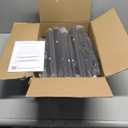 DIMJ Boot Rack 4-Tier - Black Metal Boot Storage Rack for Tall Boots Organizer Tall Boots, Multiuse Shoe Rack for Boots, Sneakers, High-Heel, Entryway, Fit for 8 Pairs, Black