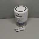 Windangel 44oz(1.3L) Small Dehumidifier for Home Auto-Off Quiet Portable Dehumidifier with 3 Modes 10 Color Lights 4 Timer Settings for Bedroom Bathroom Closet (215 sq.ft)