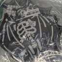 Hanging Glowing Bats Halloween Decoration, Stick on Realistic Flying Bats with Skeleton for Indoor Outdoor Decor, 2 Display Options, 12 Pcs