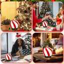 Ceramic Candy Diffuser Christmas Essential Oil Diffuser Gifts 120ml Holiday Present for Essential Oil Small Aromatherapy Humidifier Warmer for Home Office Decorations