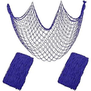 YuanDe 2 Pack Fish Net Decorations for Party