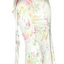 Milumia Women's Floral Mesh Ruffle Cami Dress Sexy Spaghetti Strap Bodycon Maxi Dresses Multicolor X-Large