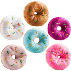 Bedwina Plush Donut Party Decorations (Pack of 6) with Colorful Sprinkles, Stuffed Toy is Great for Donut Party Favors, Birthday Party Decorations, Party Supplies, and Stocking Stuffers