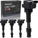 RANSOTO 4 Pcs Ignition Coil Pack Compatible with 2016-2021 Hyundai Elantra Kona Sonata Veloster Kia Forte Optima Soul 2.0L,Replace # 27300-2E601 UF816