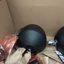 JONATHAN Y 20.5" Matte Black Minimalist Table Lamp Set of 2 for Living Room, Modern Scandinavian Bedside Lamps for Bedroom, White Linen Shade, LED Bulbs Included JYL5604A-SET2