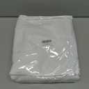 Hokibero Short Curtains for Windows Black Out Curtains 63 Inch Long for Bedroom Thermal Insulated Room Darkening Curtain Energy Efficient 100% Blackout Linen Curtain for Nursery White 52x63