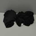 Round Spandex Tablecloth 2 Pack, Elastic Fitted Waterproof Tablecloths for 25"-30" Tables, Stretch Washable Picnic Table Cover for Camping, Dining, Indoor and Outdoor, Black