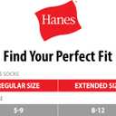 Hanes Women's Socks Pack, Ankle, Crew, No Show Socks, Moisture-wicking, Multi Pack (White)