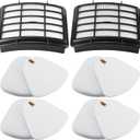 Improvedhand Filter Replacement Compatible with Shark Navigator Lift-Away NV350, NV351, NV352, NV355, NV356E, NV357, NV360, NV370, UV440, UV540, Directly Replaces XFF350 XHF350, 2 Hepa + 4 Foam Filter