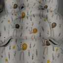 Innokids Head and Body Support Pillow Infant Car Seat Insert for Newborn to Toddler Stroller Cushion (Snail)