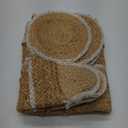 Scallop Jute With White Border (2X3 Feet)
